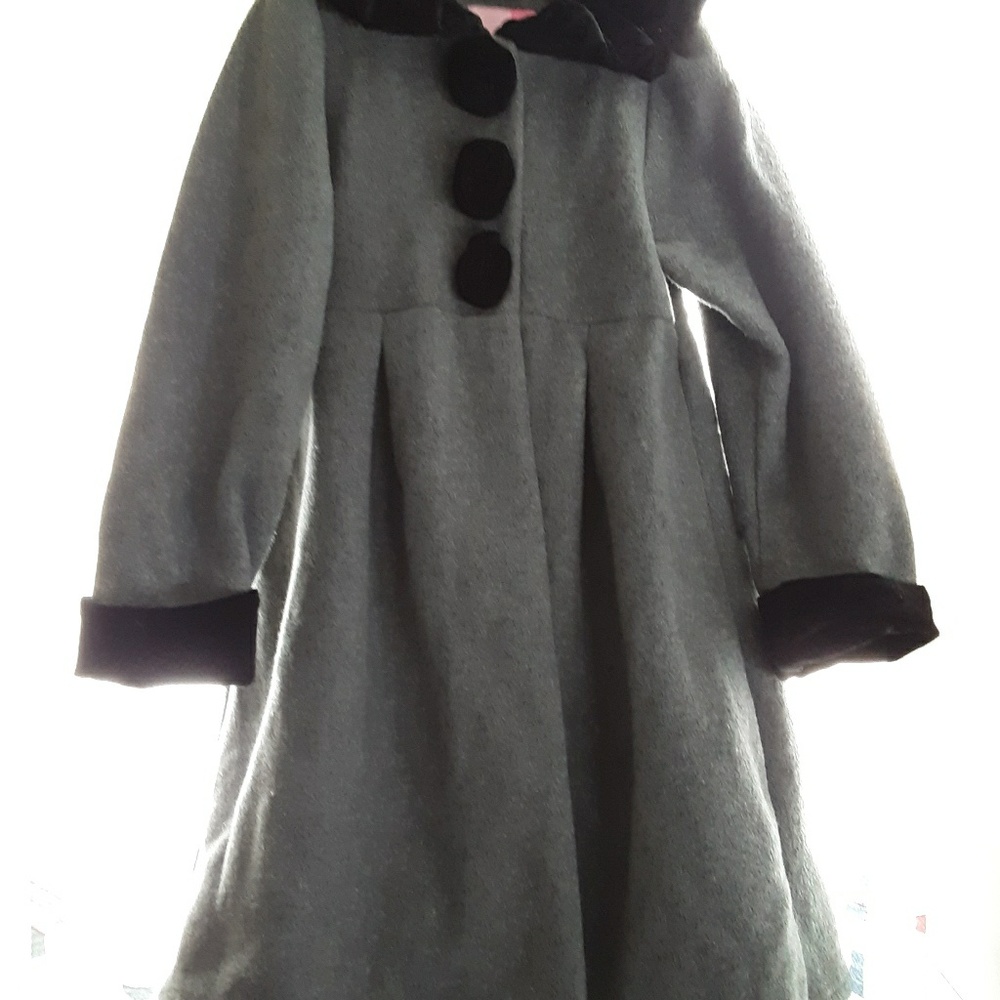 Dressy Girls Coat Sz. 6 EUC - Picture 3 of 4